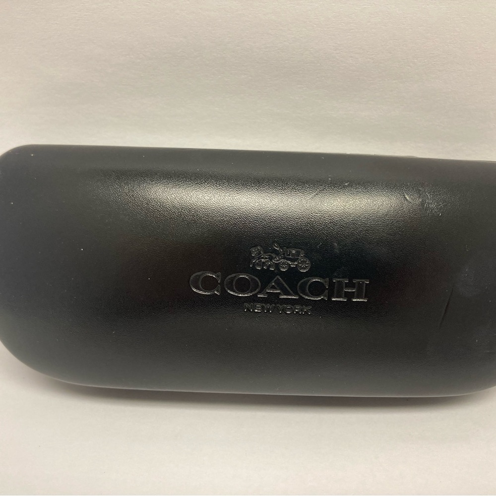Coach New York Black Hard Clamshell Eyeglasses Case Sunglasses